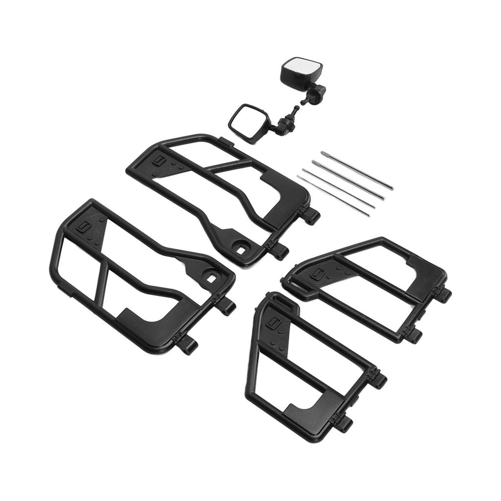 313mm Wheelbase Tube Doors Rear View Mirror Unassembled Kit for RC Car Body Shell