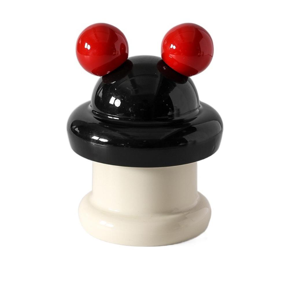 With Lid Toothpick Holder Plastic Makeup Remover Swab Jar Toothpick Storage Box  Living Room