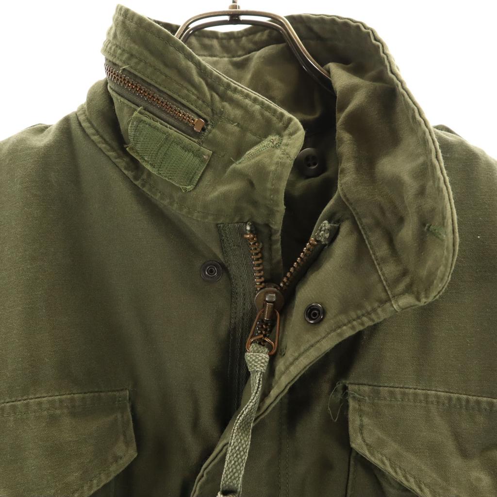 US ARMY 80. léta DLA Vintage M-65 Polní bunda S khaki vojenská Pánská Použitá