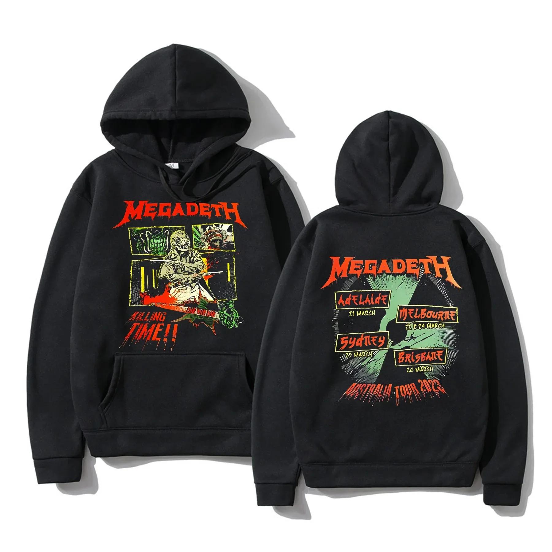 

Winter Oversized Men Megadeths Hoodies Women Thermal Sweatshirt Ladies Long Sleeves Unisex 3XL
