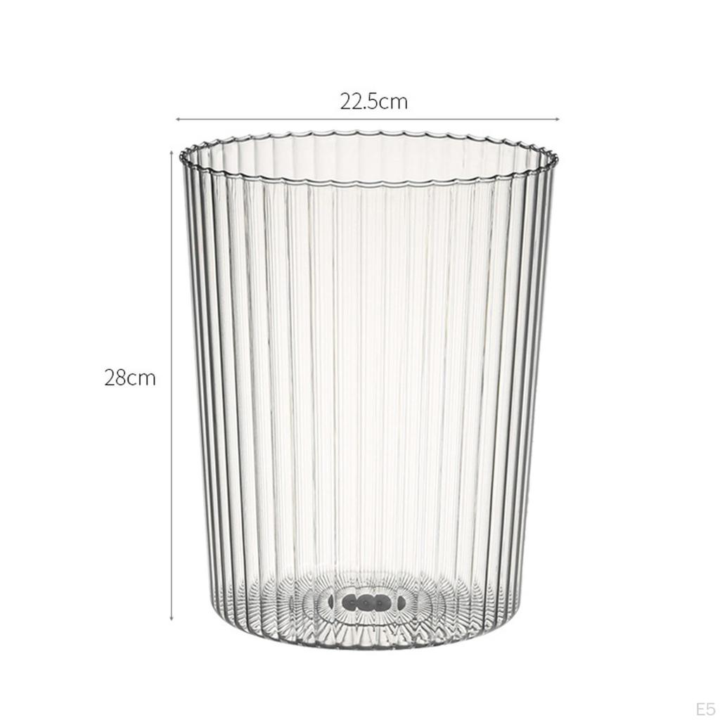 Garbage Can Household Trash Bin Portable Minimalistic Multifunctional Wastebasket Container