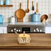 1 Set Barattolo Zucchero con Cucchiaino Vetro Trasparente Ermetico Contenitore Condimenti Contenitore Spezie Cucina Barattolo Spezie Decorativo Cucchiaino Caffè