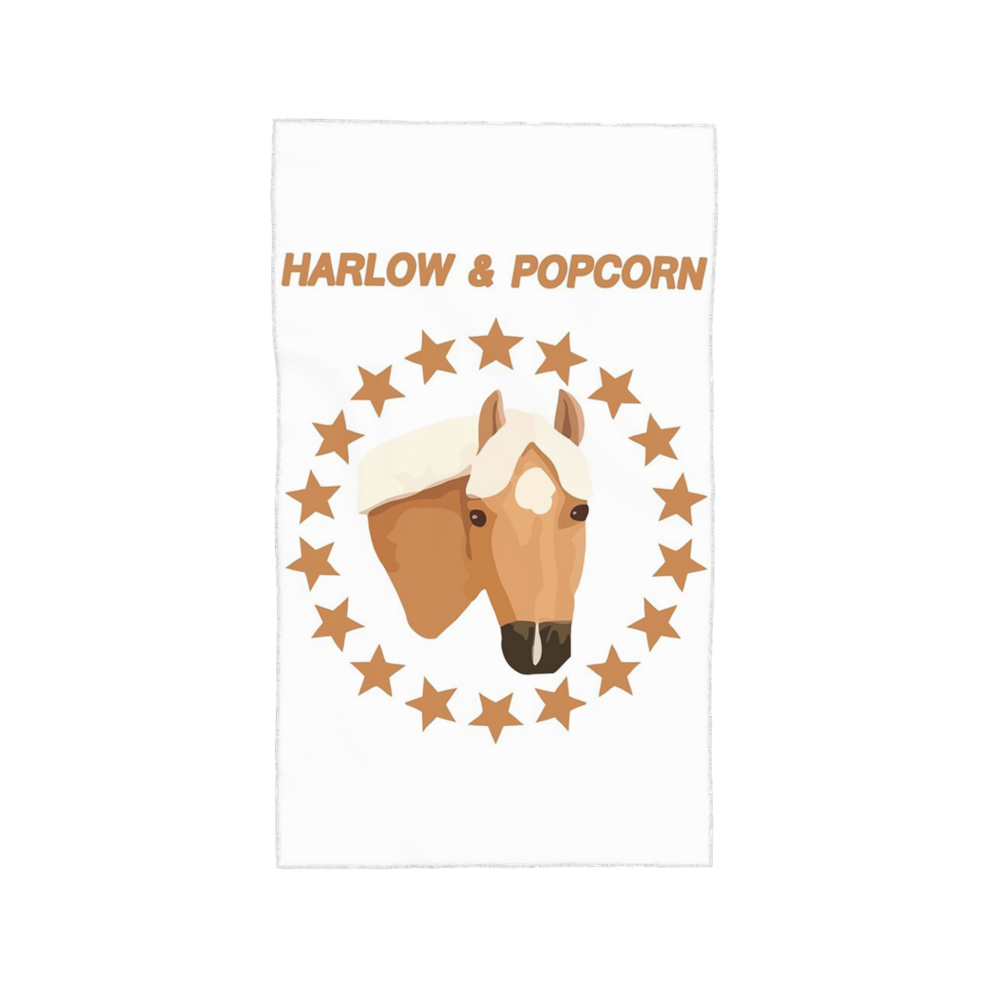 

Harlow And Popcorn Merch Popcorn The Pony 1 Soft Face Towel Quick Dry Pool Bath Cotton Towels Absorbent W30*H60(CM)