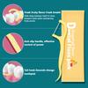 30 Pcs/Box Floss Toothpick Set Colorful Fruit Flavor Dental Floss Pick Portable Toothpick Floss Teeth Cleaner With Storage Tube