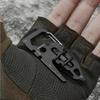 1PC Stainless Steel Carabiner Clip with Bottle Opener Keychain Multifunction Card Tool for Camping Climbing Outdoor Activities
