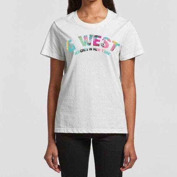 G West Arch Logo Basic T Shirt - Dtwasbst9064 3XL