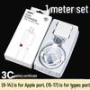 30W Fast Charger for iPhone 15/14 with Data Cable