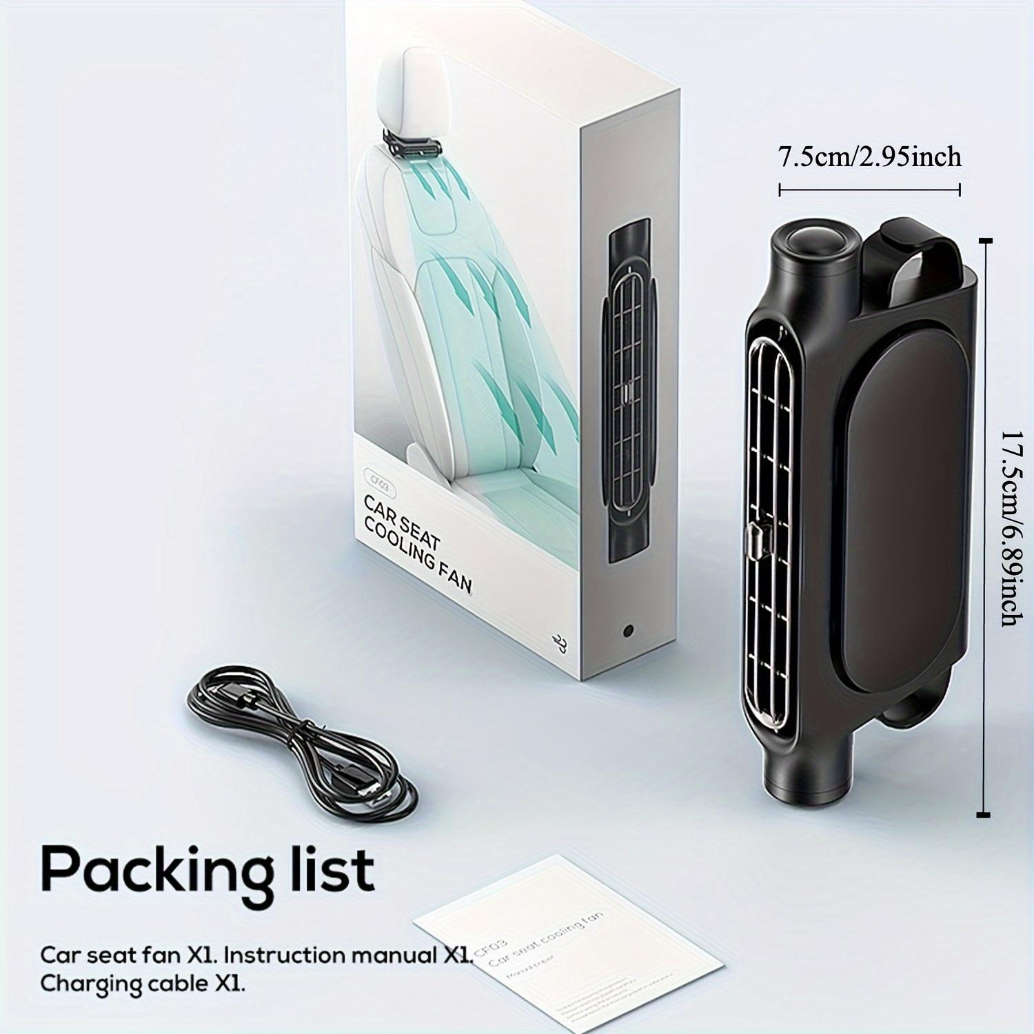 

Комплект электрического вентилятора для автомобиля, Мини-вентилятор для охлаждения автомобиля с регулируемой скоростью, Питание от USB, Рабочее напряжение ≤36 В, Пластиковый материал чёрный