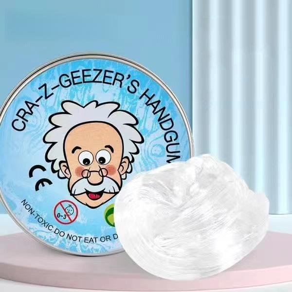 Sensory Stress Relief Slime Toy - Reusable Bouncy Crystal Putty Color Clay, Handmade DIY Mud for Kids' Focus Relaxation
