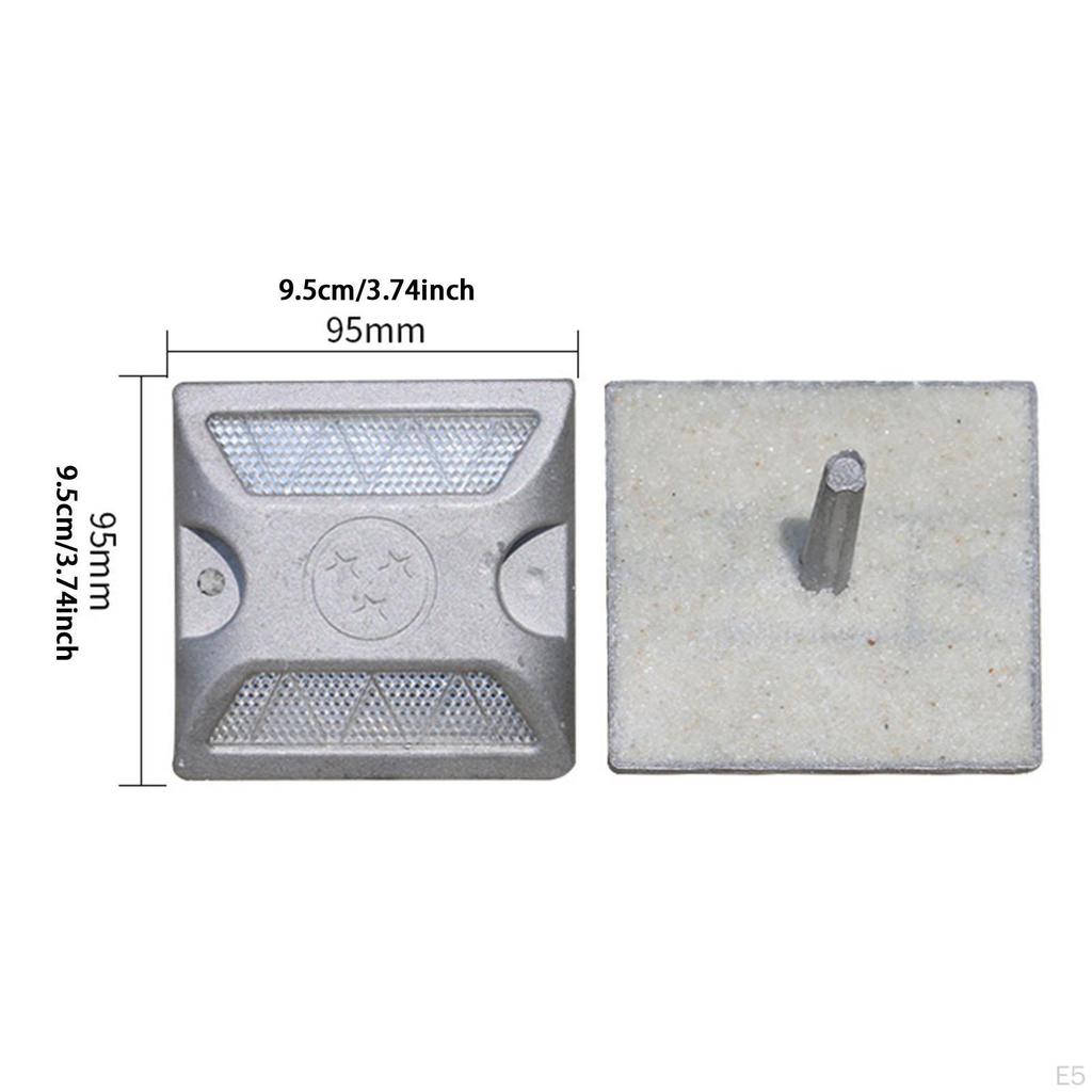 Driveway Marker Pavement Stable Bright Color Sidewalks Freeways Portable High-reflectivity