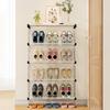 Ultra Thin Shoe Rack, Multi-Layer Household Small Narrow Doorway, Simple Sloping Shoe Storage Rack, Shoe Rack Behind The Door