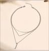 1 PC Bohemian Style Simple Clavicle Chain, Fashion Ladies Minimalist High-end Line Necklace, Layered Multi-layer Necklace