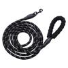 Dog Leash Reflective 9.84ft Nylon Rope Foam Padded Handle Pet Leash for Medium Large Dogs Walking Training