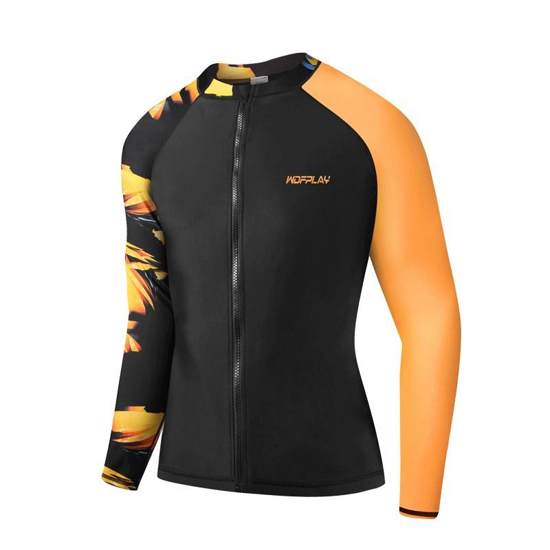 Diving Suit Mens Rash Guard Set UV Protection Quick Dry Long Sleeve Top Pants Surfing Snorkeling Swimming