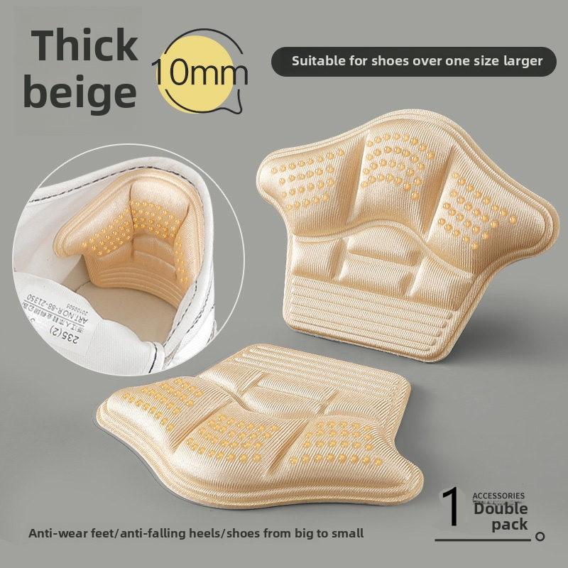 Hælklistremerker Hælbeskyttere Joggesko krympende størrelse Innersåler Antislitasje føtter Skoputer Juster størrelse Høyhælputeinnlegg
