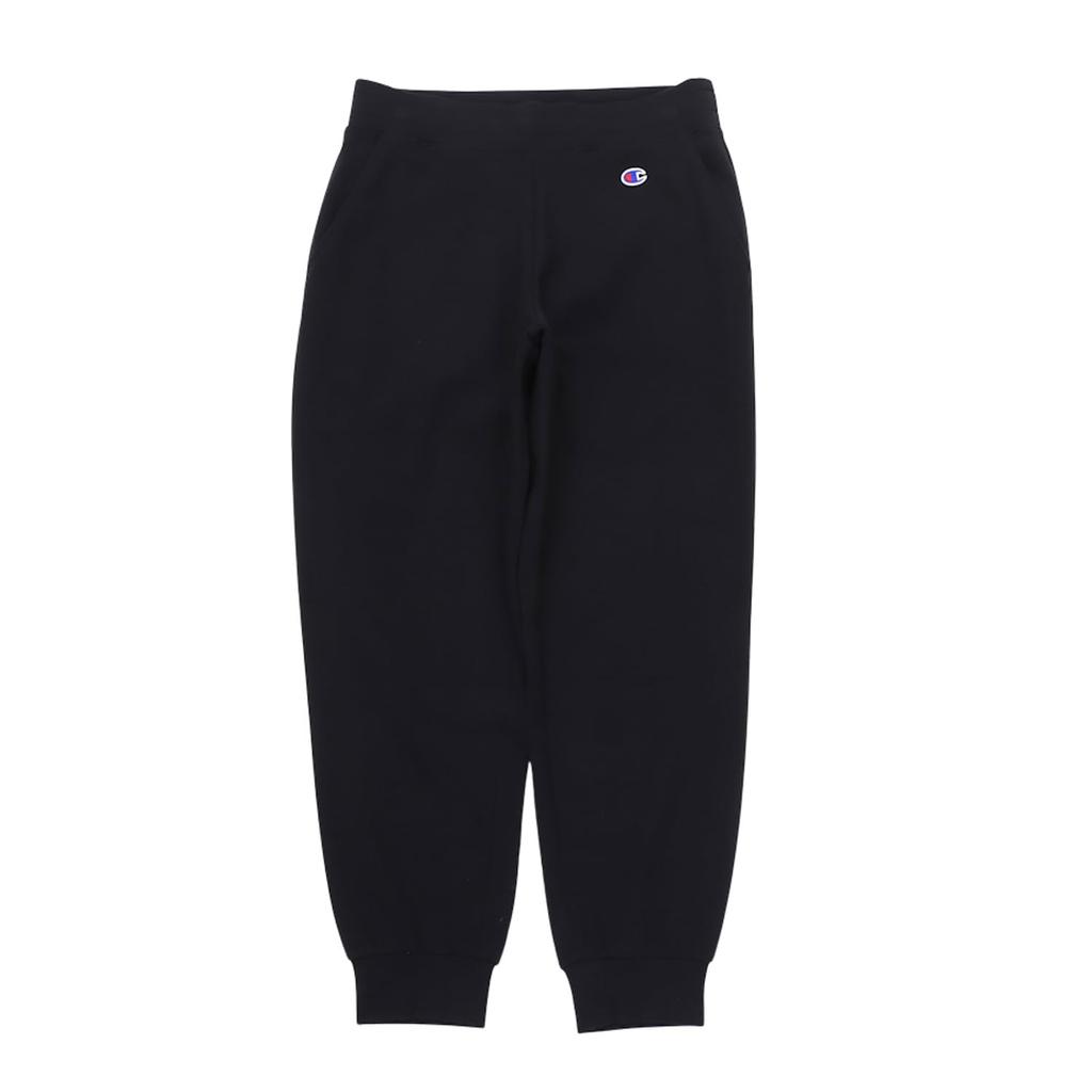 Champion Stretch Logo Long Women's One-Point Pants, Black, CW-AS203