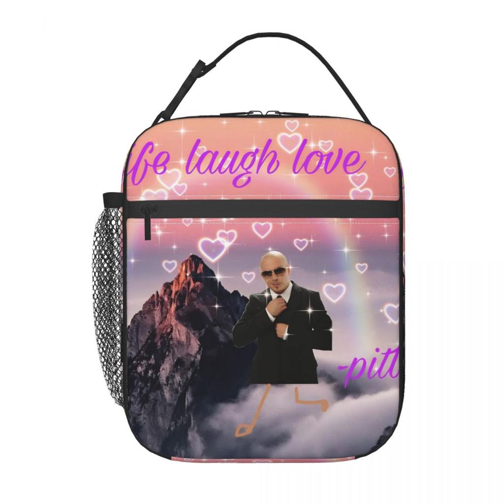Mr Worldwide Lunch Bag Work Lunch Box For Unisex Casual Custom Thermal Lunch Bags Oxford Cooler Bag