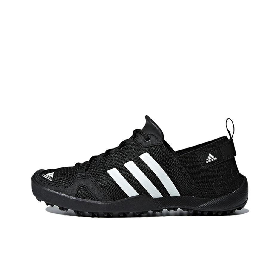 adidas Climacool Daroga Two 13 Profesjonalna Tkanina Siateczkowa Skóra Syntetyczna Oddychające Niskie Buty do Biegania Trampki Unisex Czarne Białe Q21031