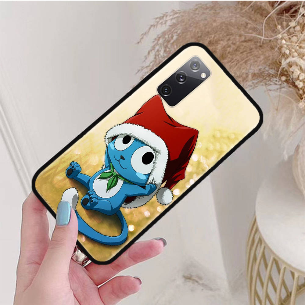Black Case for OPPO Reno 8 6 5 4 Pro Plus Find X3 A17 A3 A31 A38 A40 A53 A54 A55 A74 A76 A78 A77 A80 A94 A95 A96 Lite W-64 Fairy Tail