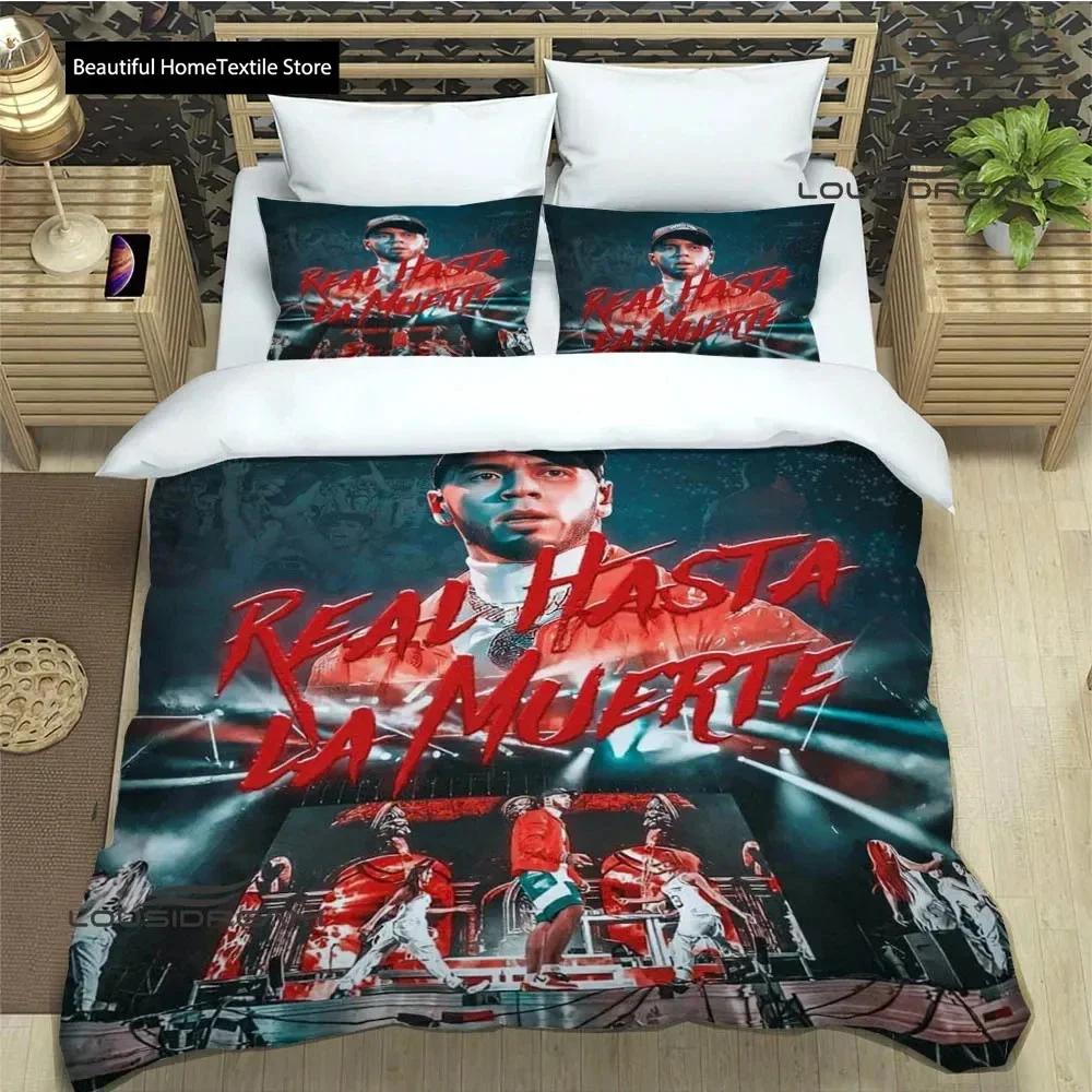 Rapper Anuel AA 3D NEW Duvet Cover Pillowcase Bedding Set Adult Boy Girl Bedroom Decoration Children Single Double Large