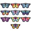 Halloween Cape Realistic Looking Vibrant Color Breathable Ultra-Light Easy-wearing Dress Up Chiffon Halloween Butterfly Wings Toddler Cosplay Costume