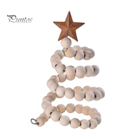 

Деревянные бусины, настольное украшение для рождественской елки, деревянная рождественская елка с железной проволокой, звезда, бисерная рождественская елка для домашних вечеринок, камин