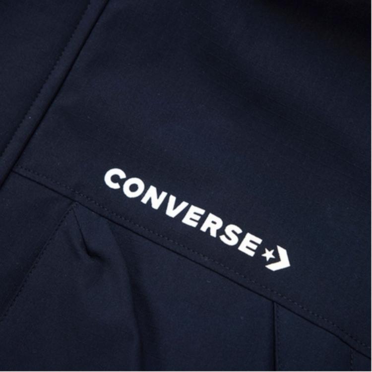 Converse Down Jackets Men's Black Hooded Moderate MCJ119-023