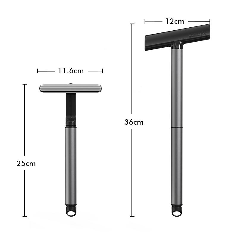 2in1 Car Multi-Function Snow Shovel Anti-Fogging Cleaning Windshield Snow Removal Shovel Clean Glass Brush TPU Winter Snow Brush Shovel Tool