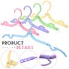 Folding Travel Hangers Portable Folding Clothes Hangers Travel Space Saving Foldable Clothes Drying Rack for Adult
