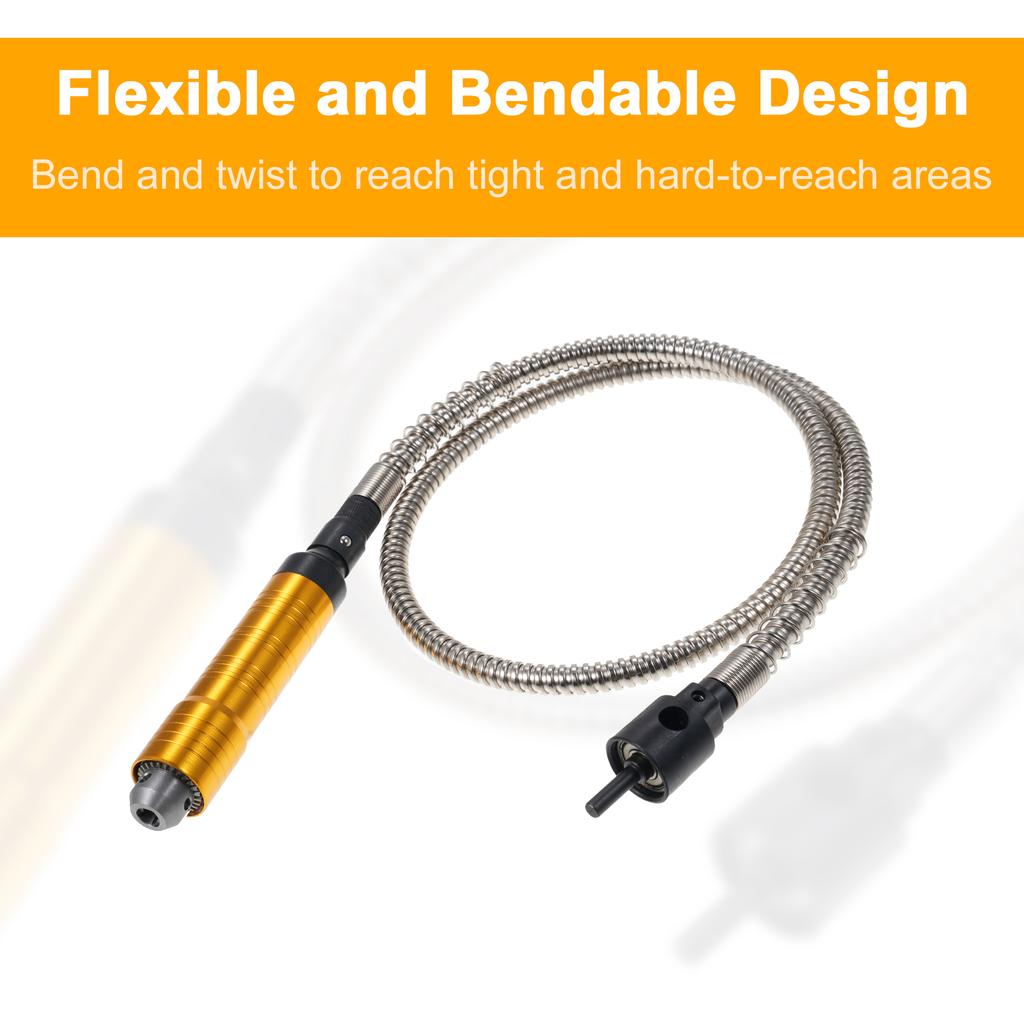 Flexible Shaft Extension Cord Stainless Steel Multi Functional Soft Shaft for Electric Drill and
