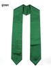 Custom Children's Satin Graduation Gown Set with Embroidered Sash, Tie, and Shawl
