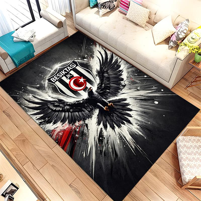 Besiktas JK (5) Rug Suitable For Living Rooms Bedrooms Computer Rooms Dining Areas And Placement Under Tables And Chairs Also An Ideal Choice For Offi