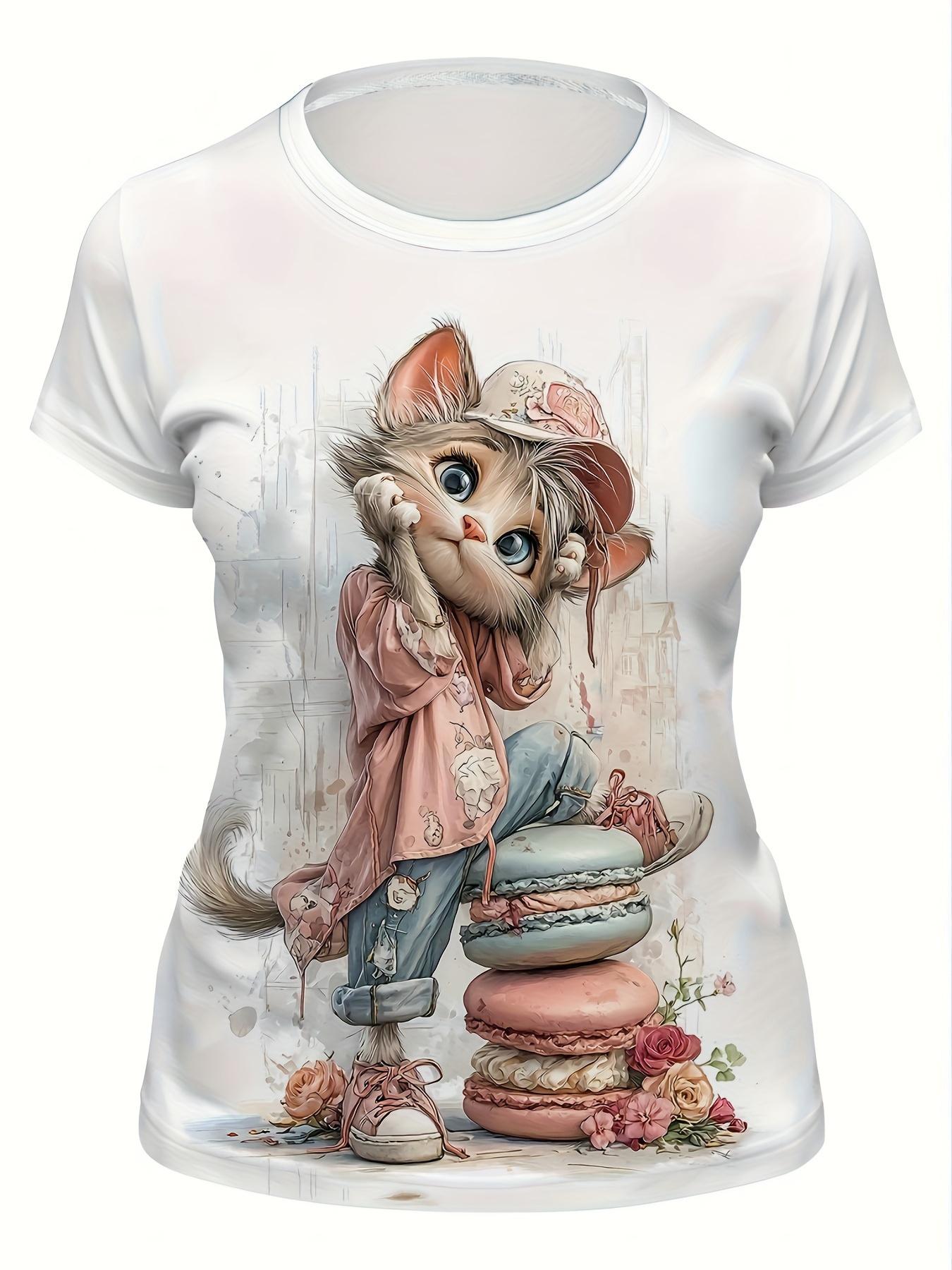 

Macaron T. Made Of-like. Featuring a Hooded Kitten Paired with Stacked Macarons and Flowers. Creating a Sweet and Cute Atmosphere. and Fashionable. To 2XL дубильная кора