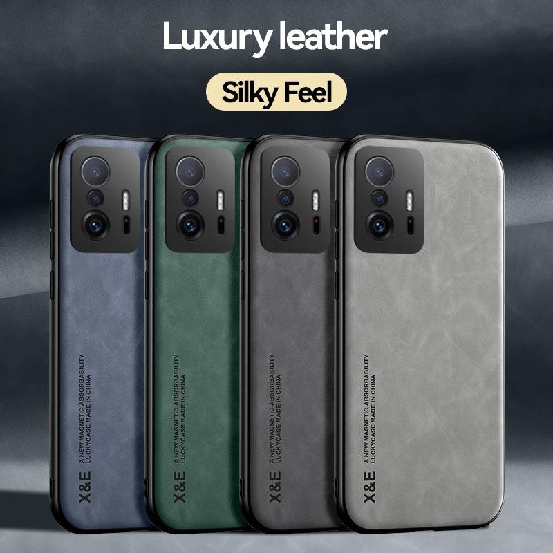 Pro Xiaomi Poco X3 GT 5G Pouzdro Kožené Auto Magnetický Držák Pouzdro Pro Poko Little X3GT X 3 GT TPU Měkký Nárazník Nárazuvzdorný Zadní Kryt