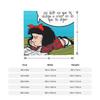 Mafaldas Fleece Throw Blankets Cartoon Anime Blankets for Home Car Warm Quilt