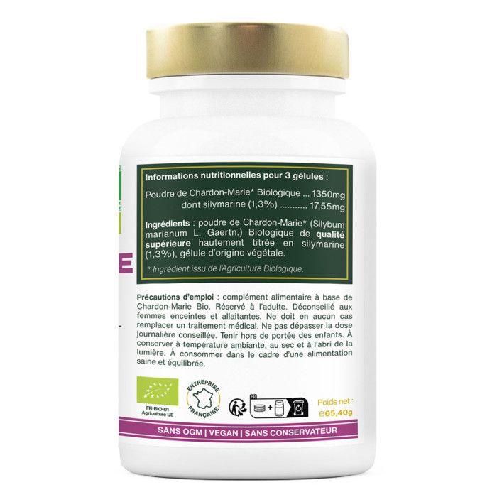 Chardon-marie bio, extra fort | 120 gélules - amoseeds