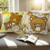 Popular Character Cute R-Rilakkuma Anime Cushion Cover Decorative Pillow Sofa Home Decor Case Pillow Cases