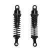 2PCS RC Shock Absorber FourWheel Drive Damper Aluminium Alloy for 1 16 Remote Control Monster(Black )