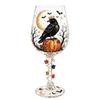 Unique Cup Halloween Wine Glass, Spooky Ghost Cat Witch Pumpkin Drinking Glass for Artistic Kitchen Drinkware Wines, Cocktails, Spirits, Holiday