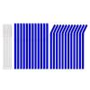 30 PCS Drinking Straws, 8 x 200 mm Bulk Reusable Glass Straws, Include 12 Straight 12 Bent 6 Cleaning Brush, Straws for Smoothies, Milkshake, Juice