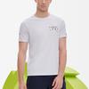 FILA Athletics Casual Sports Logo Solid Color Round Neck Running Short Sleeve T-Shirt Men Tops Jade-White A11M233105F-WT