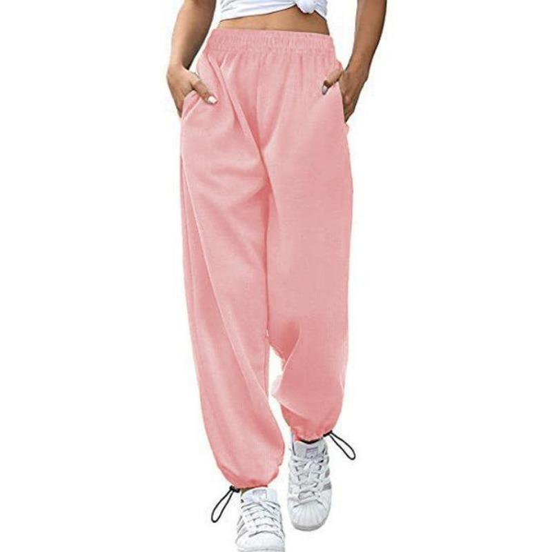 

Осенние женские спортивные повседневные брюки больших размеров с завязками на широких штанинах, брюки с завязками на ногах 3XL