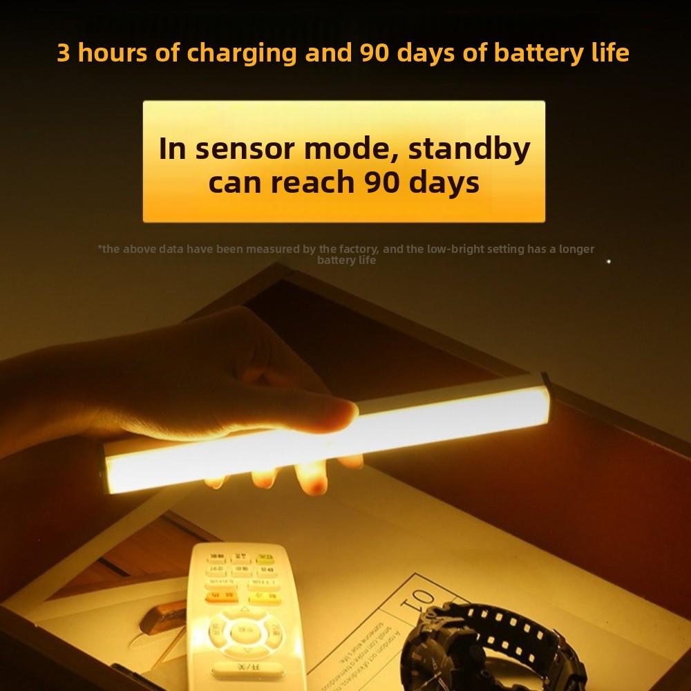 Intelligent Human Body Induction Light Strip USB Charging Bedroom Lighting Tool Magnetic Wardrobe Light Automatic Sensing