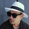 Men's Jazz Rim Hat Summer Travel Vacation Beach Hat Sun Hat Panama Rim Hat