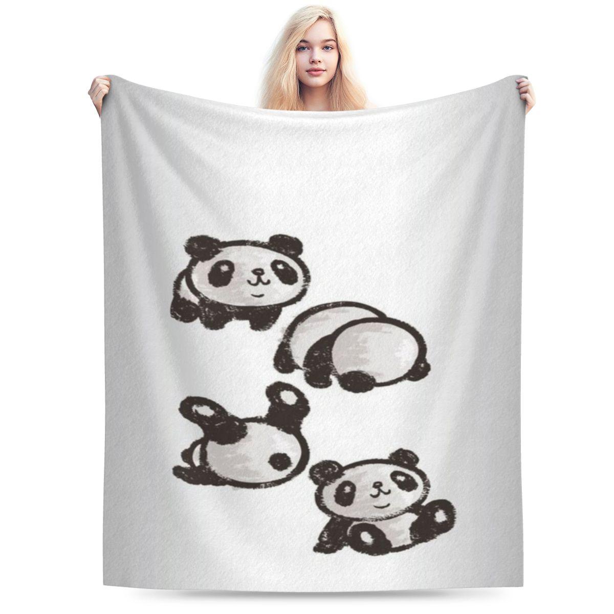 Rolling Panda Personalized Warm Party An UltraSoft Micro Fleece Blanket 75x100cm 30x40in
