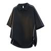 Heren Vintage Gestreept Kortemouw Polo Shirt, Zomer 2025, Trendy Los Overslag T-shirt