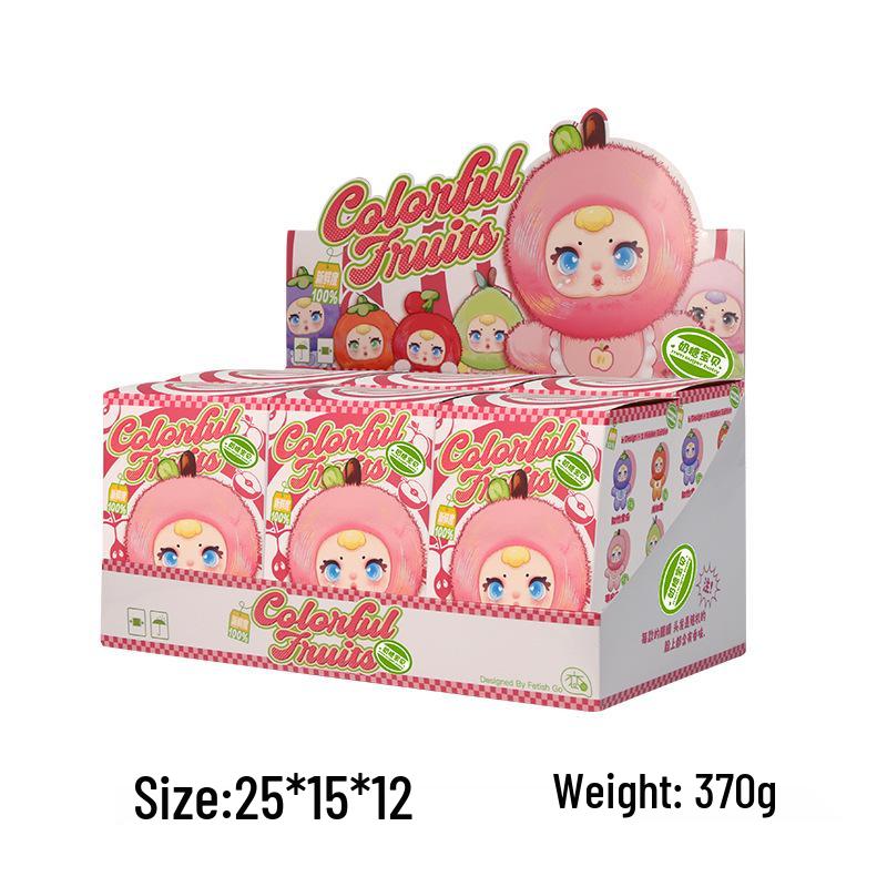 MM Milk Candy Plush Doll: Cute Cartoon Fruit Plush Blind Box Desktop Ornament