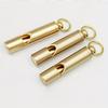 1Pcs Loud Emergency Survival Whistle - Heavy-duty Gold Construction with Clear Ring Buckle Design, Suitable for Outdoor Use, Camping, Lifeguards
