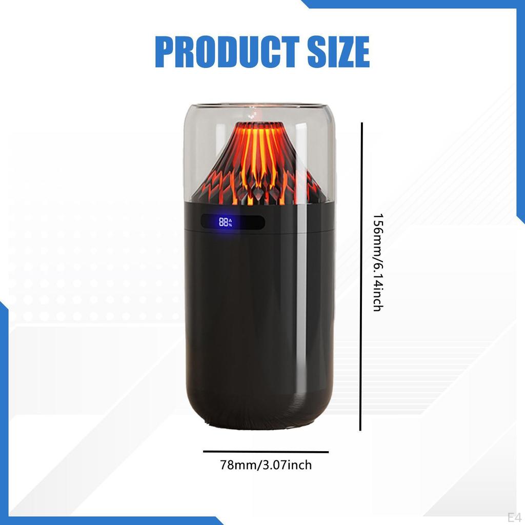 Desk Humidifier Essential Oil Diffuser Atmosphere Light Small 360ml for Dorm