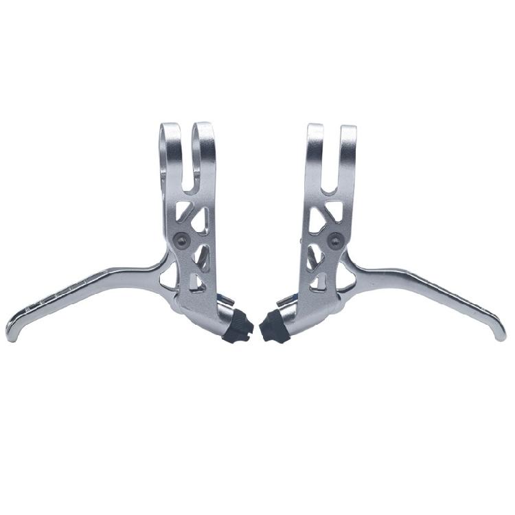 2Pcs Folding Bicycles Hollow Cycling Brake Levers 22.2mm Clamps Diameter Light Weight Aluminum Alloys Bike Brake Handle 1
